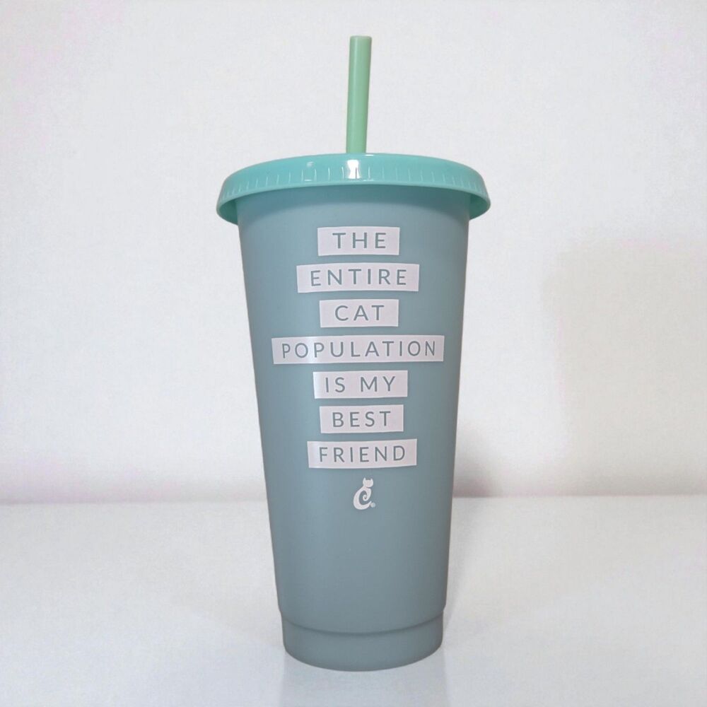 CAT LADY Color Changing Cat Themed Tumbler